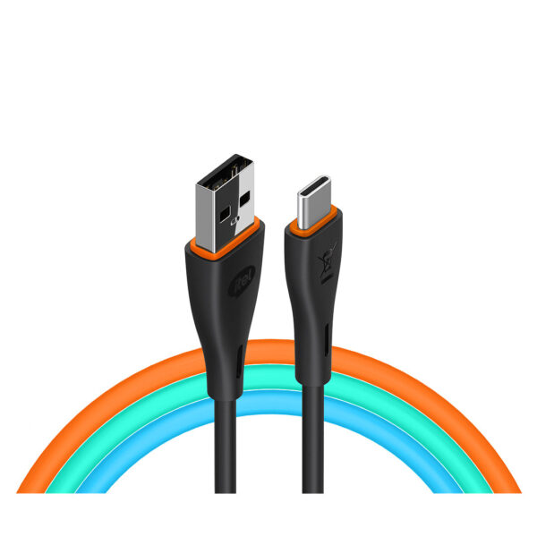 Datacable Type-C C21J Round 2.1A (5 Colours)